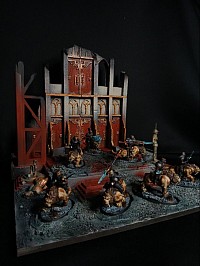 Diorama scénique w40k