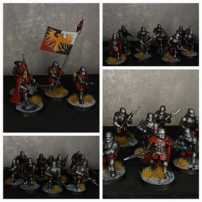 Commission garde feodale w40k