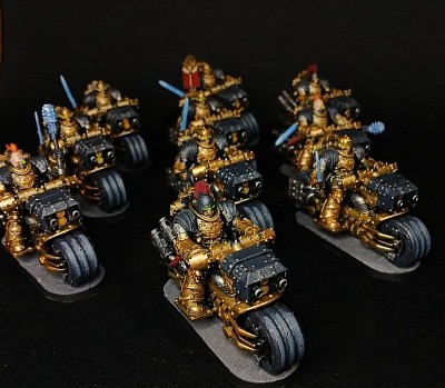 Guerriers tonerres en moto